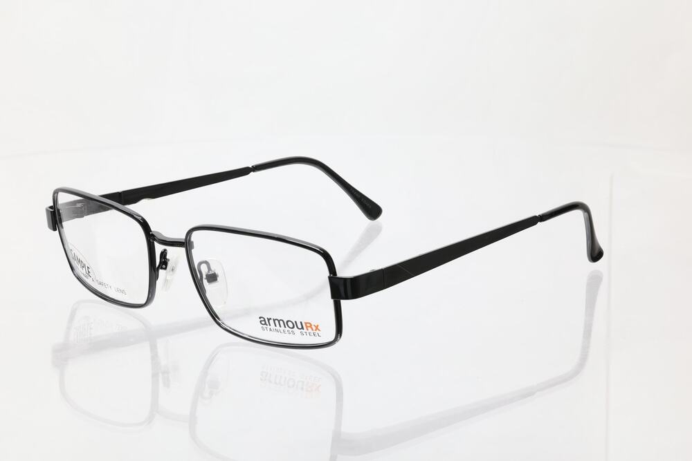 ArmouRx 7013 BLK 52-17-140mm Eyeglass FRAMES ONLY - NEW WITH DEFECTS
